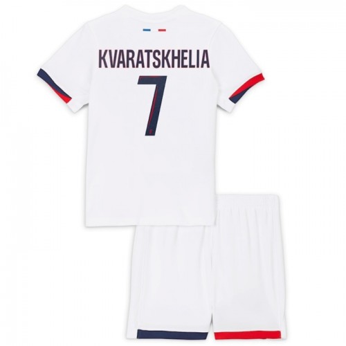 Ensemble Maillot Paris Saint-Germain Kvaratskhelia 7 Exterieur 2024-25 Enfant Ensemble Maillot Paris Saint-Germain Kvaratskhelia 7 Exterieur 2024-25 Enfant